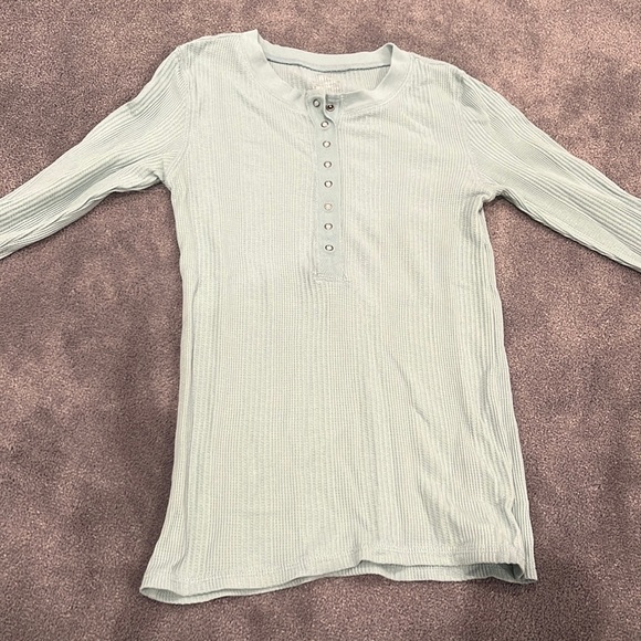 aerie Tops - aerie teal Henley top